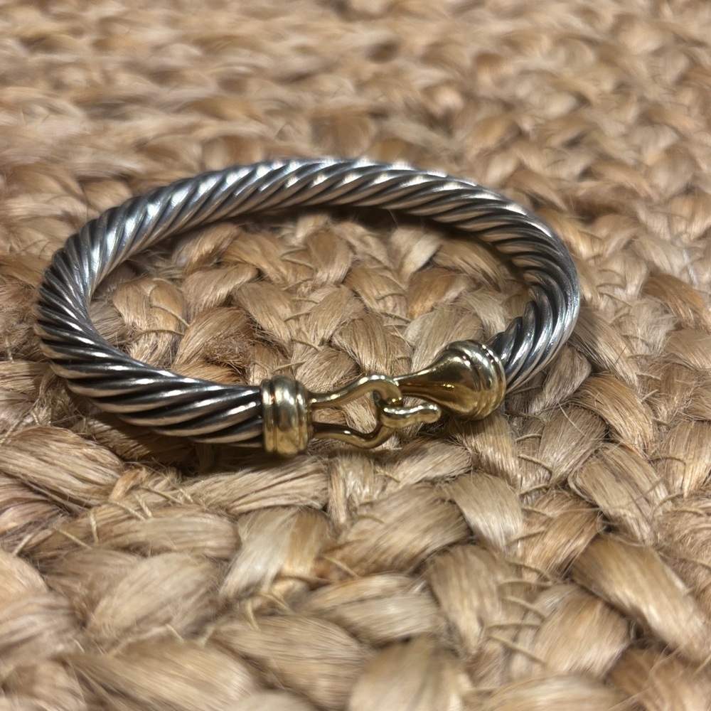 David Yurman Silver and Gold Bracelet